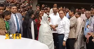 মিরপুর স্টেডিয়ামে জাইমা রহমান, অভ্যর্থনা জানান ক্রীড়া প্রতিমন্ত্রী